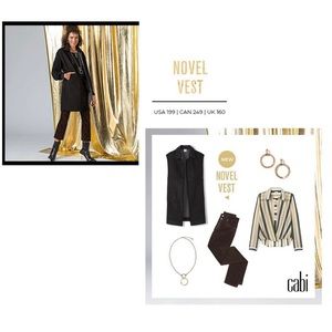 NWOT Cabi Novel Vest XS/S